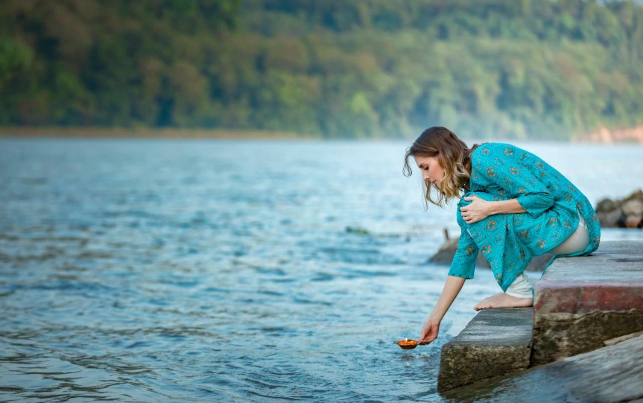 Ganga Kinare- A Riverside Boutique Resort, Rishīkesh Dış mekan fotoğraf